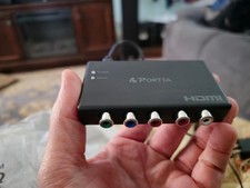 Component to HDMI Converter YPbPr RGB R/L Audio Adapter Support 1080P for PS3