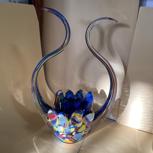 Vintage Venetian Crafted Murano Glass 10”