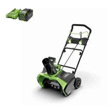 40V 20" Cordless Brushless Battery Snow Blower w/ 5.0Ah Battery & Charger "NEW" 