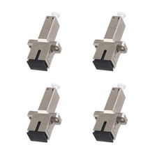 4 PCS LC to SC UPC Singlemode Fiber Optical Adapter Female to Female Coupler
