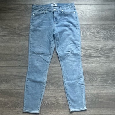 PAIGE Denim Light Blue Verdugo Ankle Skinny Stretch Jeans Size 29 Spring Classic