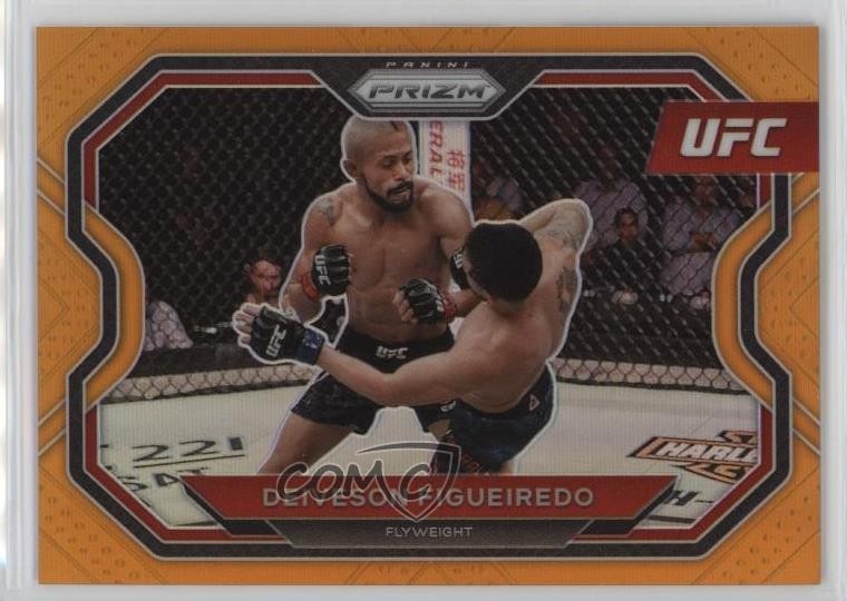 2021 Panini Prizm UFC Orange Prizm 46/99 Deiveson Figueiredo #176 1ik6
