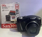 Canon PowerShot SX150 IS Digital Camera 14MP 12x Optical Zoom w/ 256 gb Bundle