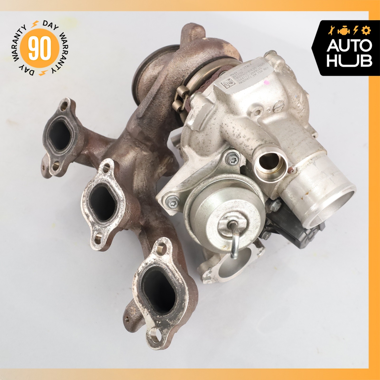 Maserati Levante M161 Ghibli Right Turbocharger Turbo Charger Manifold OEM 89k