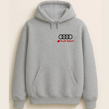 Audi Sport Design Hoodie Racing Style Unisex Pullover Sweatshirt