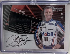 2017 Torque Racing Clint Bowyer Jumbo Tire Auto Autograph #/35