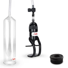 Penis Pump LeLuv Zgrip EasyOp Clear Hose Untapered Cylinder Pick Silicone Seal