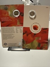 2025  ‘C’ mintmark - $2 Australian coin - 80 years On Remembering WW2 card UNC