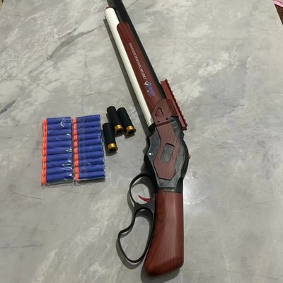 Winchester 1887 Shell Ejecting Shotgun Toy - Soft Dart Lever Action Rifle