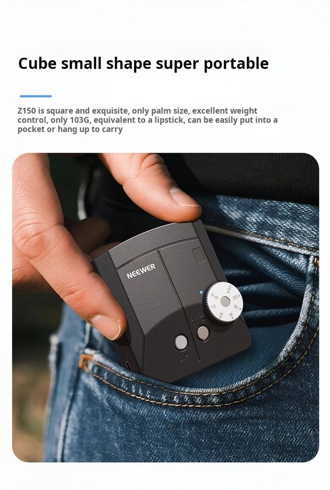 NEEWER Z150 Mini Flash Light Speedlite for Canon Sony Fujifilm Nikon Camera - Image 3 of 4
