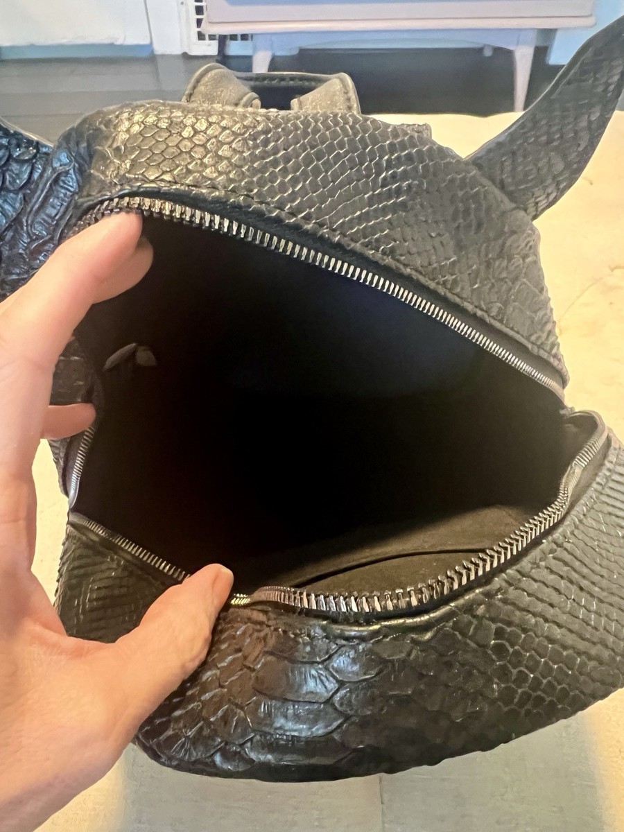 VERY RARE Disney Villains Maleficent “dragon skin” Backpack Disney Villains Maleficent Dragon Skin Faux Leather Mini  main image 3