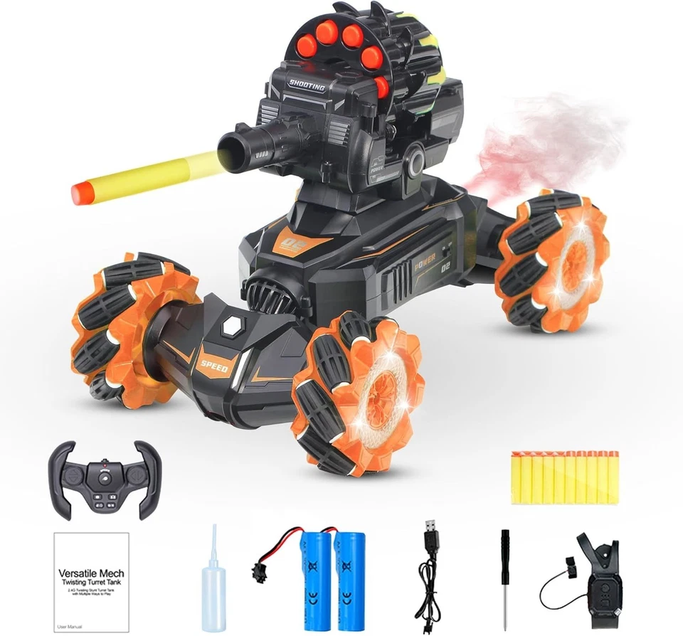 Dual Control Mode RC Car with Soft Bullets & Water Bomb - Image 3 of 4