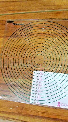 *Circle Quilting Template Round Acrylic Circle Ruler for Quilt Supplies