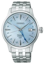 Seiko Presage SSK037J1 Mens Blue Analog Dial Automatic GMT Watch JAPAN MADE