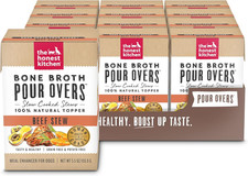 Bone Broth POUR OVERS Wet Toppers for Dogs (12 Pack), 5.5 oz - Beef Stew 12.00 per gallon