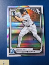 2024 Bowman Chrome Refractor Casey Saucke #BDC-33 Chicago White Sox