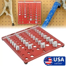 New! Nut and Bolt Thread Checker 34 Thread Identifier Gauge Inch & Metric Screw
