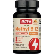 Jarrow Formulas, Inc. Vegan Methyl B-12 Ultra Strength - Tropical