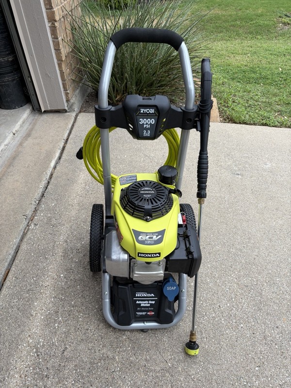 Ryobi 3000 PSI Honda Motor Pressure Washer