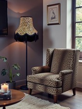 Leopard print table lampshades standard lamp shades ceiling pendants wall lights