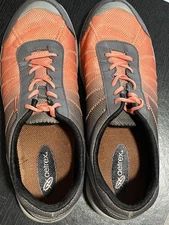 Vionic Alliance athletic Orange Grey 1st Ray Technology comfort shoes-sz US W 10