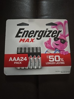 Energizer MAX AAA MFR Sealed 24 Pack Alkaline Batteries  (J22)