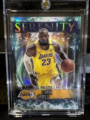 2025 Topps Chrome LeBron James Refractors Teal (RAW)