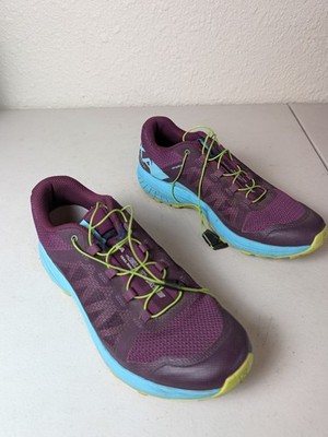 Salomon XA Elevate Trail Running Hiking Shoes Women s 10 Purple Fast Ship
