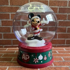 Disneyland Mickey Mouse Santa Claus Snowglobe Drink Sipper - Christmas 2022