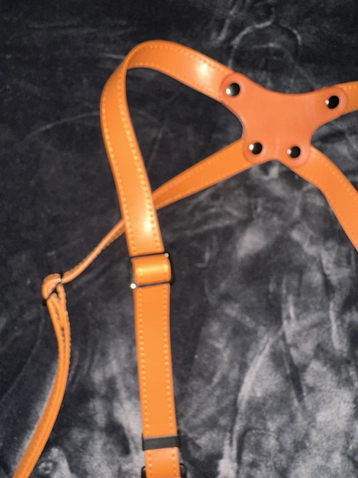 Gun Flower Handmade Leather Shoulder Holster with Gun Belts For G17/19,TaurusG2C - Image 4 of 4