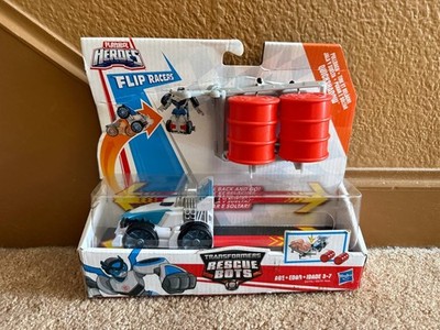 *NEW* QUICKSHADOW Hasbro Playskool Transformers Rescue Bots Flip Racers - Action