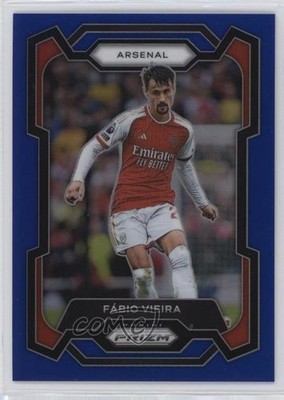 2023-24 Panini Prizm Premier League Blue Prizm 84/299 Fabio Vieira #34 i7u