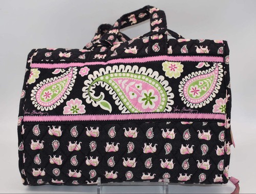 Vera Bradley Travel Cosmetic & Toiletry Organizer in "Pink Elephants" Pattern - Picture 1 of 11