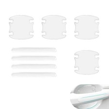 Car Door Handle Protector, Waterproof  Scratch-Resistant 8 PCS Transparent