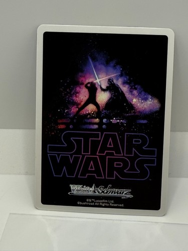 Starfighter Pilot Poe SW/S49-009 R Weiss Schwarz Star Wars X2 - Picture 3 of 3