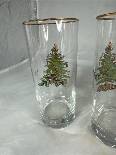 Zwei Spode Christmas Longdrinkgläser Ersatzgläser - Bild 6 von 10