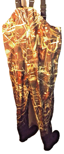 Cabelas Dry Plus Chest Waders w Boot Camo Realtree Max-4 HD Thinsulate Sz 3XL 12 - Picture 8 of 20