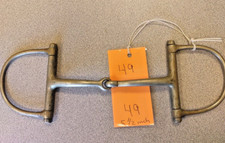 5 1/2" D-Ring Snaffle Never Rust Brass Made in England bx 49 