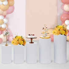 5pcs Retail Cosmetics Display Rack Cylinder Counter Top Make Up Display Stands