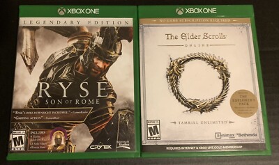 Xbox One Game Bundle!!!! Ryse: Son of Rome And The Elder Scrolls!