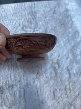 Hand Carved 4  Bowl