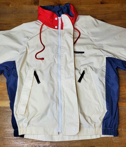Vintage Nautica Competition Navigation Windbreaker Sailing Jacket Size Medium - Picture 8 of 15