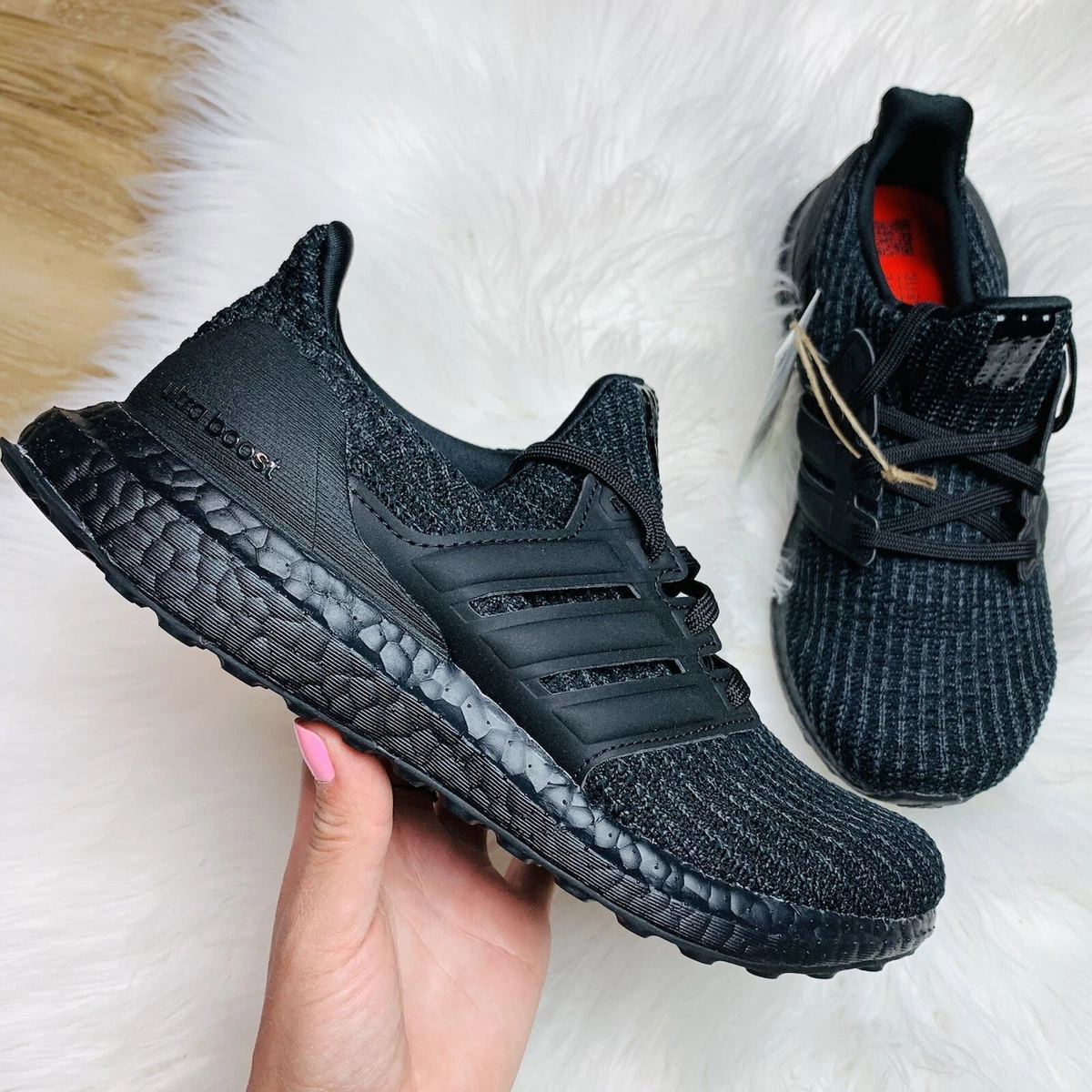 adidas Ultra Boost 4.0 DNA Triple Black Women&#039;s Running Shoes H02590 | eBay