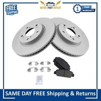 Front Ceramic Brake Pads & G-Coated Rotors Kit For 2013-2020 Honda Accord (For: More than one vehicle)