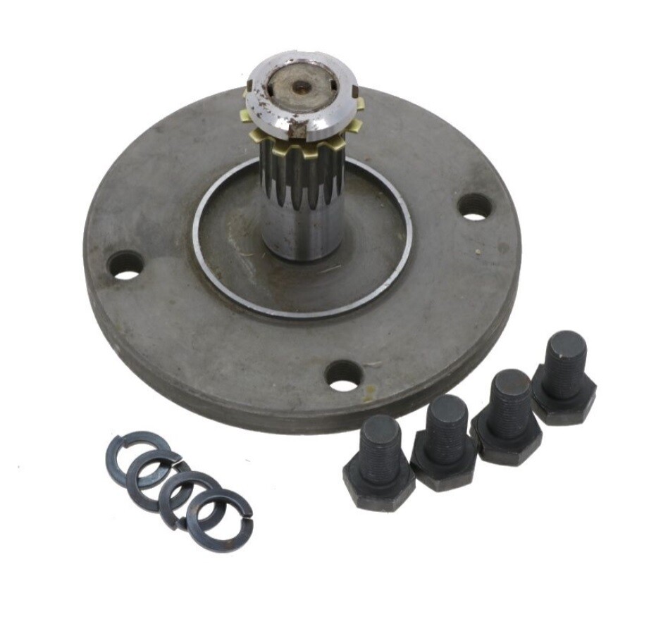 Front Wheel Stub Axle - For Yanmar Model: YM1500D Red. Part