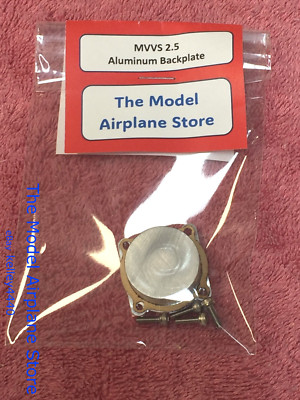 MVVS 2.5  Gas Model Airplane Engine Billet Aluminum Replacement Backplate