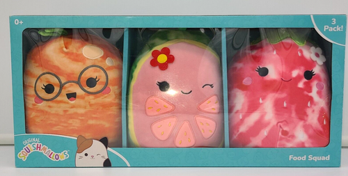 Squishmallow 8" Fruit Squad Box 3 Pack NEW SEALED Reva Lena Judy - Picture 6 of 10