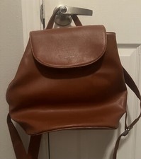 Matt And Nat Flap Leather Backpack