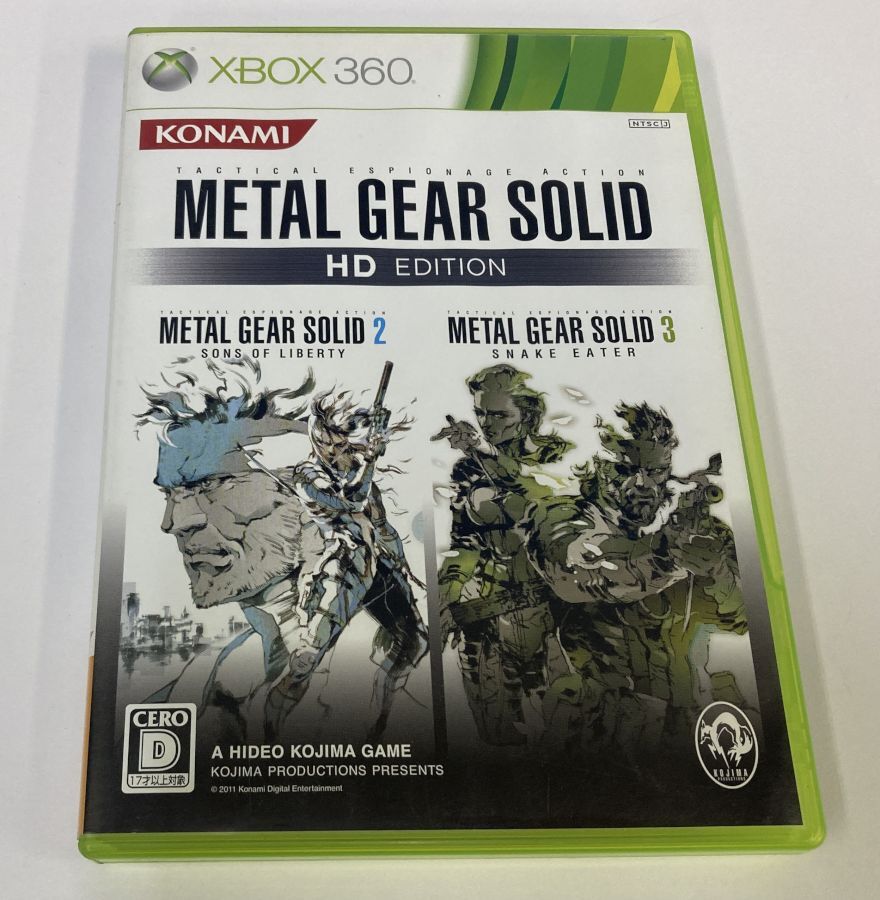 メタルギア ソリッド HD エディション (通常版) - Xbox360 Microsoft Xbox 360 Metal Gear Solid HD Edition Japan w/ Box