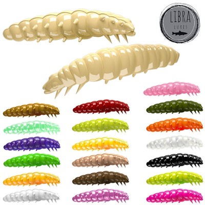Libra Lures LARVA 45 Cheese | Bienenmaden Imitat Köder Käse 45mm Forellenköder